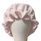 pink lace bonnet